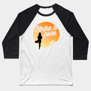 Yoga Pose in the Sunlight Baseball T-Shirt